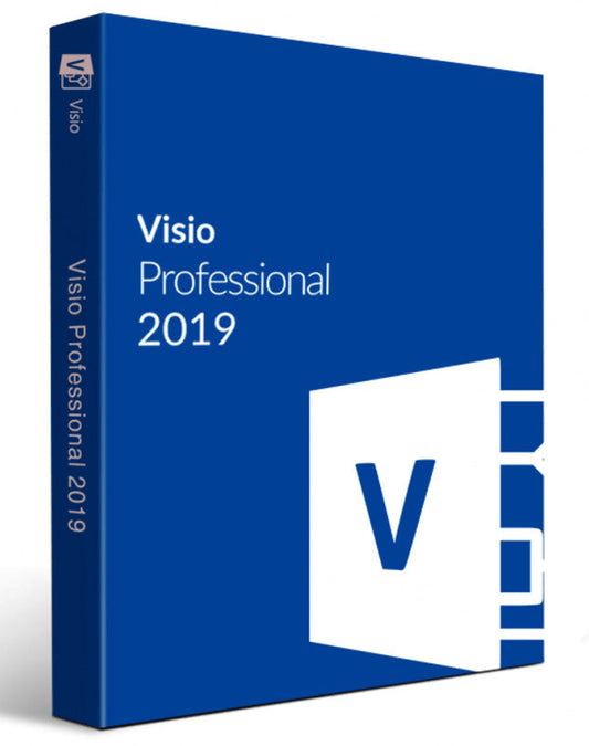 Microsoft 2019 Visio Pro Retail License Key Code Product