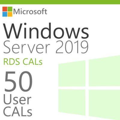 Windows Server 2019 50 RDS User CALs Email delivery
