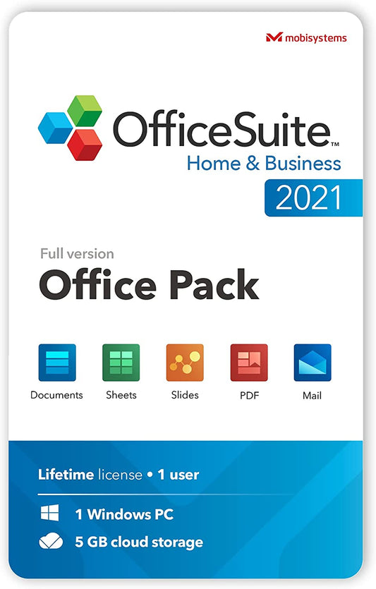 MobiSystems OfficeSuite Home & Business 2021 for Windows