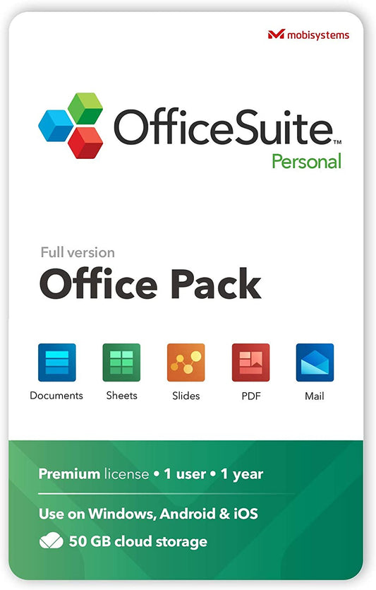 MobiSystems OfficeSuite Personal Instant download Windows Android iOS