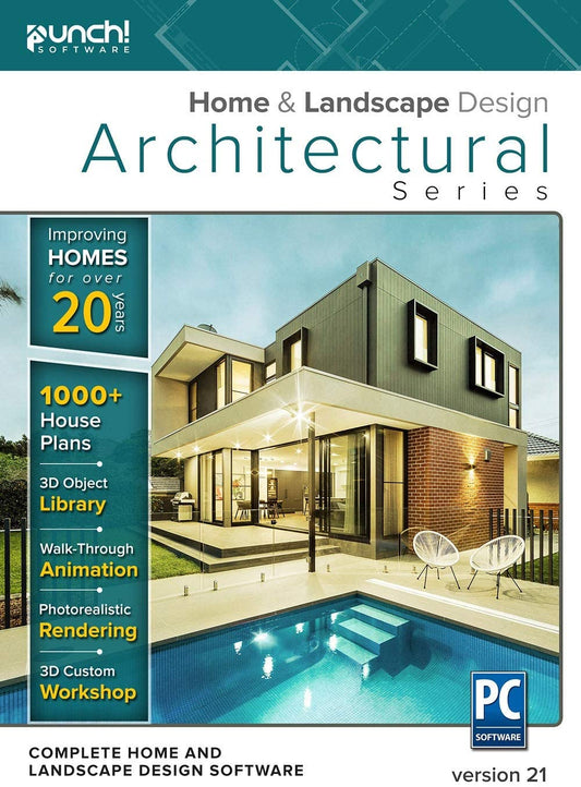 Punch! Home & Landscape Design Architectural Series v21 for Windows