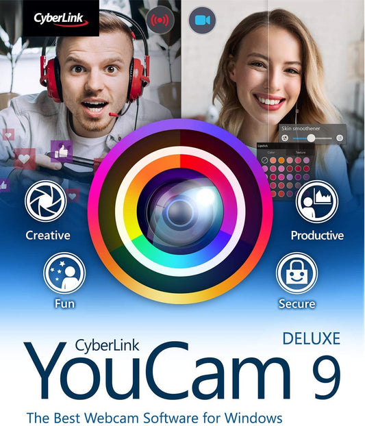 CyberLink YouCam 9 Deluxe  for Windows fast delivery