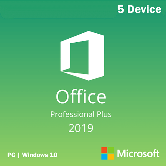 Microsoft Office Professional Plus 2019 Product Key 5 Device