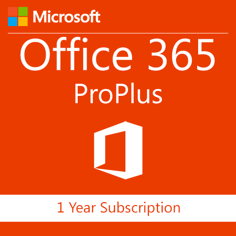 Microsoft Office 365 ProPlus – 1 Year Subscription Instant email delivery