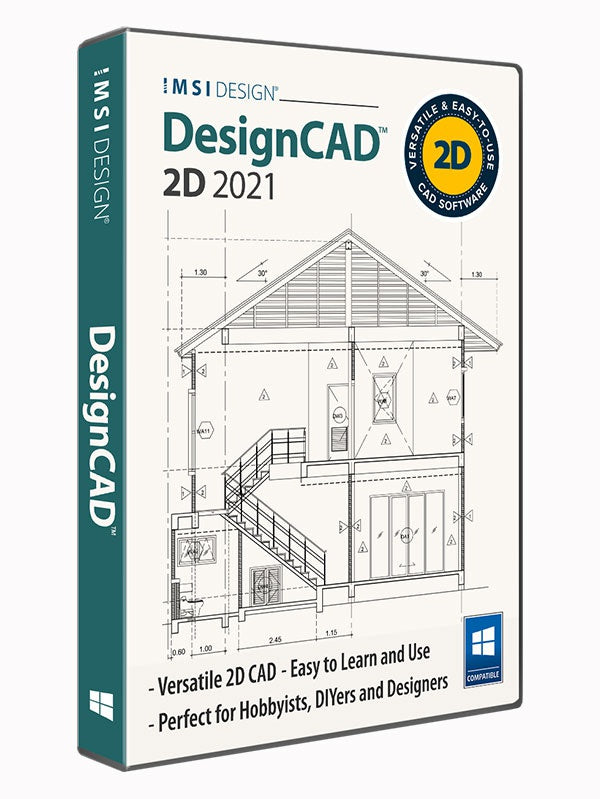 DesignCAD 2D 2021  for Windows fast delivery