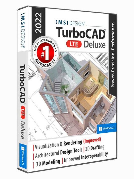 TurboCAD Deluxe 2022 LTE for Windows Email delivery