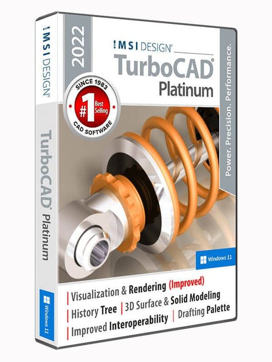 TurboCAD Platinum 2022  for Windows Instant download